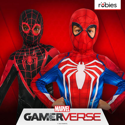Rubies Official Disney Spiderman Gamerverse Child Costume, Kids Superhero Fancy Dress