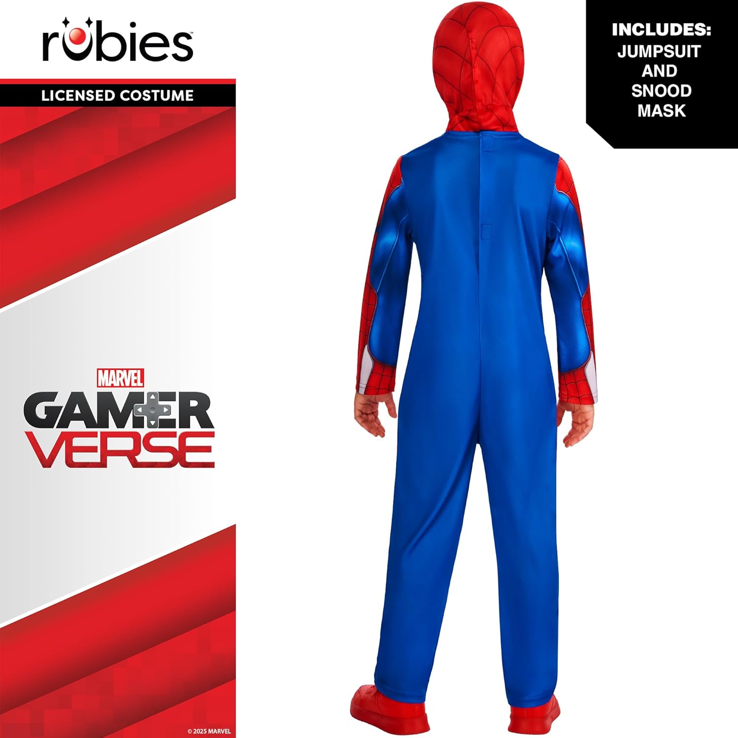Rubies Official Disney Spiderman Gamerverse Child Costume, Kids Superhero Fancy Dress