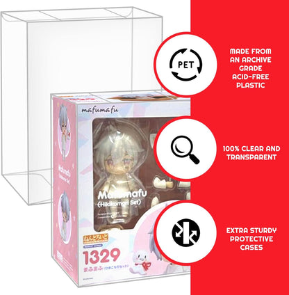 Premium Nendoroid Box Protective Plastic Display Box Case - Ultimate Dust, Dirt, and Moisture Defense, Enhance Display Appeal, Easy to Use, Reusable, Preserve Collectible Value, Perfect for Collectors