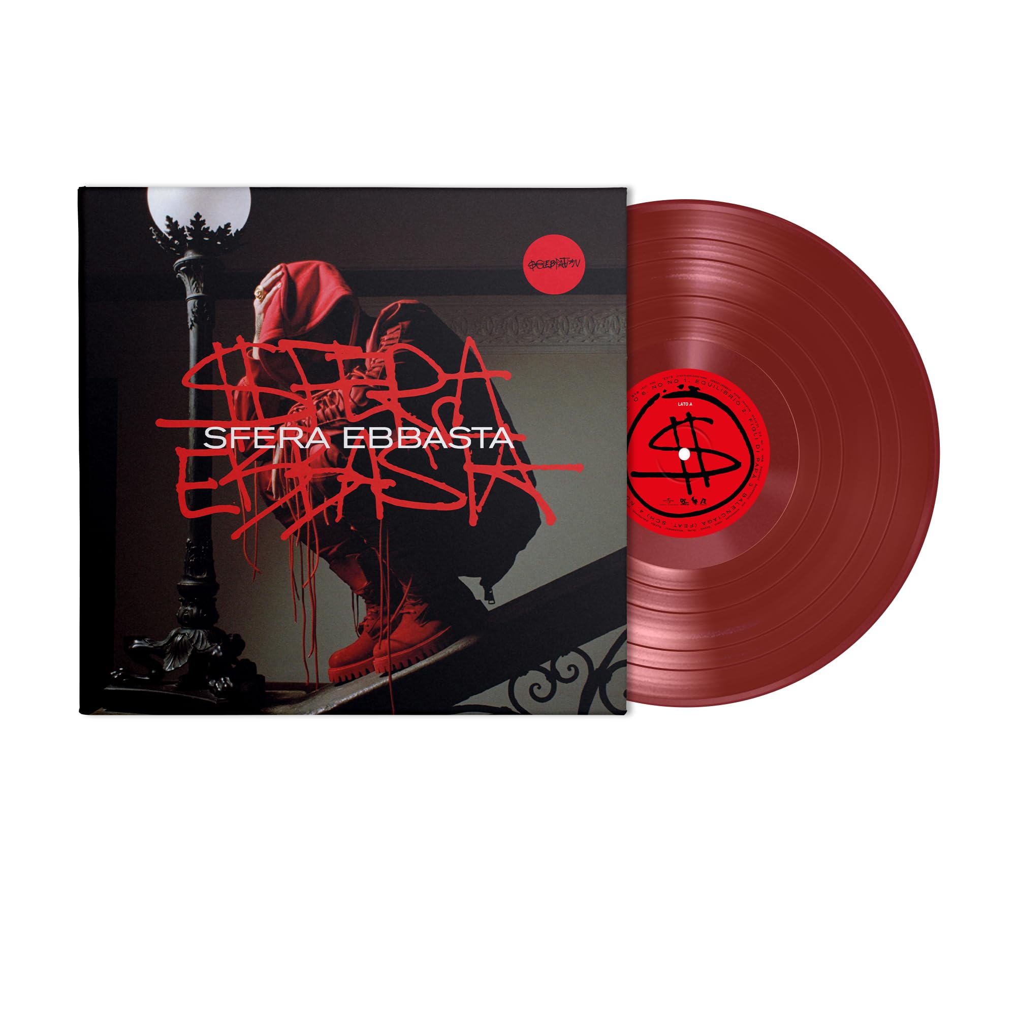 SFERA EBBASTA ($€LEBRATION) – Vinile Colorato Rosso Miscelato