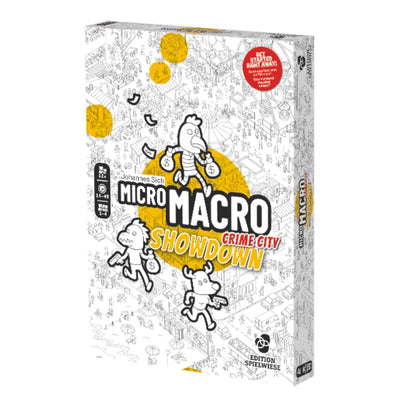 MicroMacro: Crime City – Showdown | Murder Mystery and Detective Game | 16 Search and Find Detective Cases | Cooperative Board Games for Teens and Adults | Ages 12+ | 1-4 Players | 15-45 min