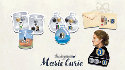 Sorry We Are French - In the footsteps of Marie Curie - Strategy Game - 2-4 players - Age 10+