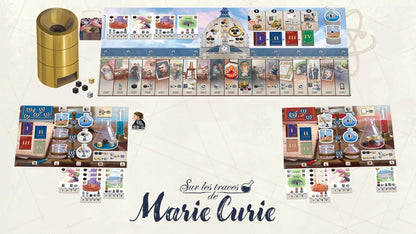 Sorry We Are French - In the footsteps of Marie Curie - Strategy Game - 2-4 players - Age 10+