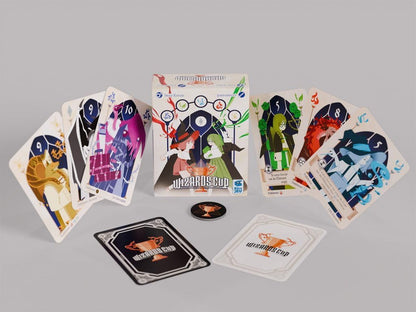 LA BOITE DE JEU Wizards Cup, Card Game, 2-3 Players, Auto-Battler Magical Dueling Tournament, by Seiji Kanai, 8cm x 10cm