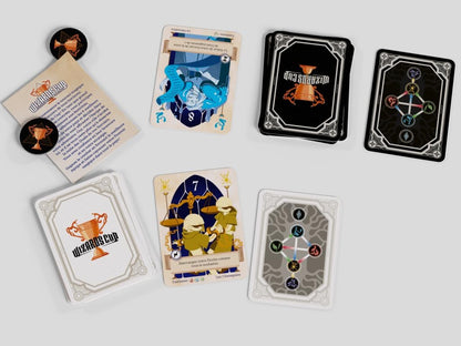 LA BOITE DE JEU Wizards Cup, Card Game, 2-3 Players, Auto-Battler Magical Dueling Tournament, by Seiji Kanai, 8cm x 10cm