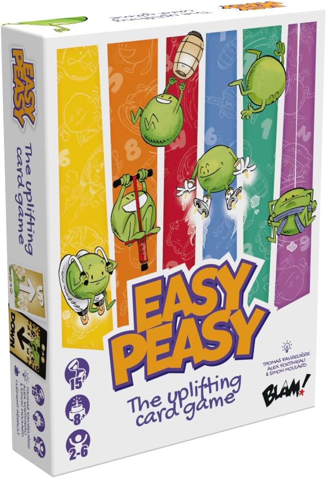 Blam Easy Peasy Board Game, 6 Players, Ages 8+