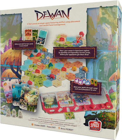 Asmodee | Dewan | Strategic Board Game | Ages 10+ | 2-4 Players | 40+ Minutes Playing Time
