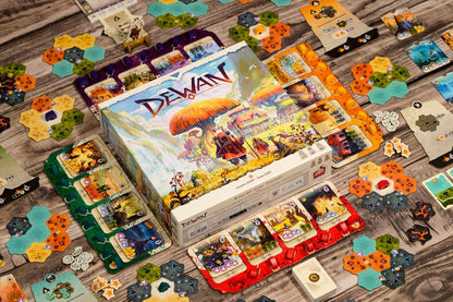 Asmodee | Dewan | Strategic Board Game | Ages 10+ | 2-4 Players | 40+ Minutes Playing Time