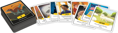Asmodee | Timeline | Family Trivia Card Game | Ages 8+ | 2-6 Players | 15 Minutes Playing Time