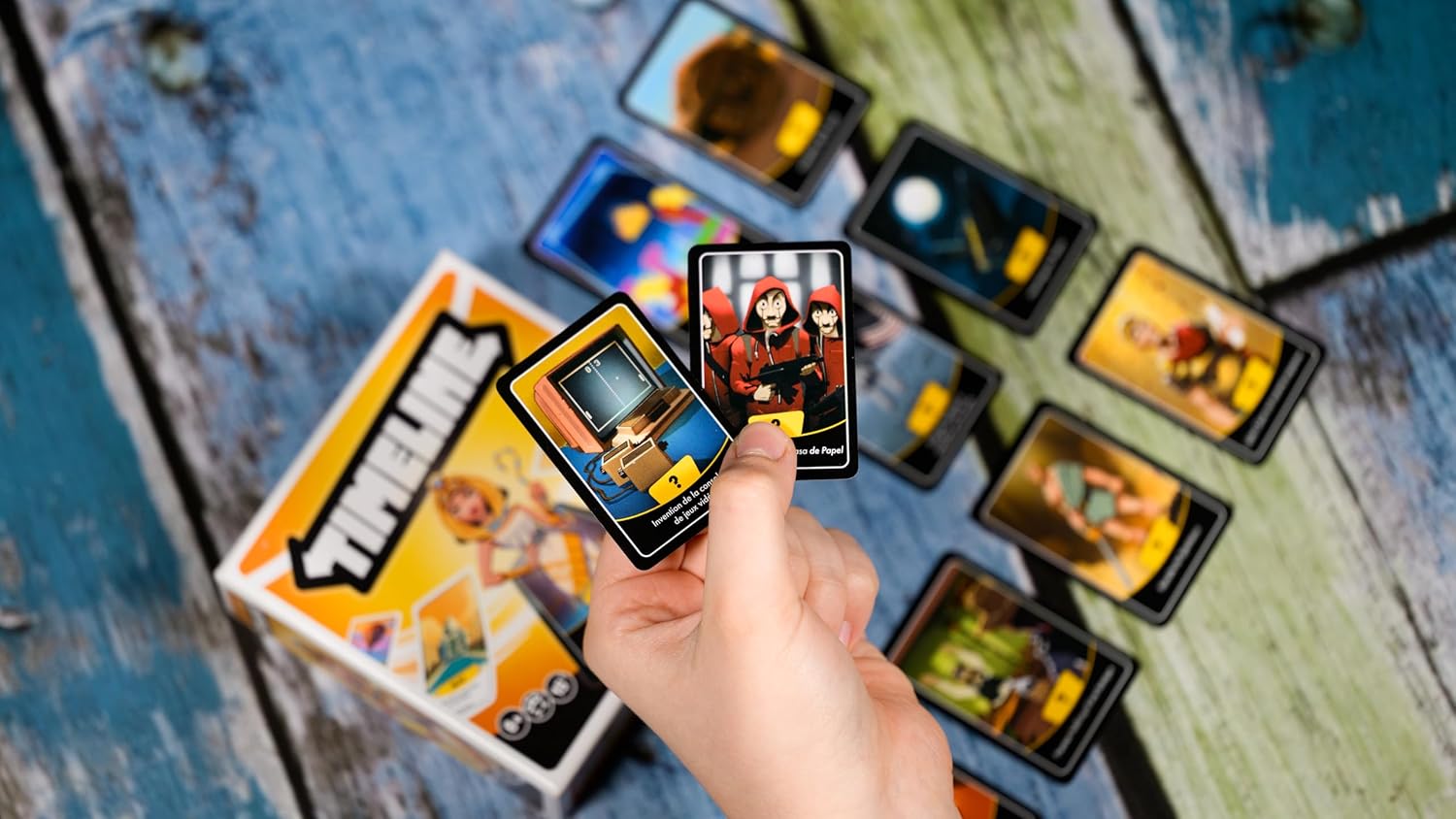 Asmodee | Timeline | Family Trivia Card Game | Ages 8+ | 2-6 Players | 15 Minutes Playing Time