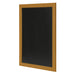 Deflecto Wall Mounted Chalkboard, Durable Writable Message Board, Easy Wipe Surface for Restaurants, Cafés, Kitchens and Events - Single Pack, 30cm x 40cm Teak