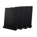 Deflecto Double-Sided Table Chalkboard Sign, Freestanding Mini Display for Cafés, Weddings, Parties, Menus, Event Labels, Tabletop Message Board for Home or Business - Pack of 1 - Black A5