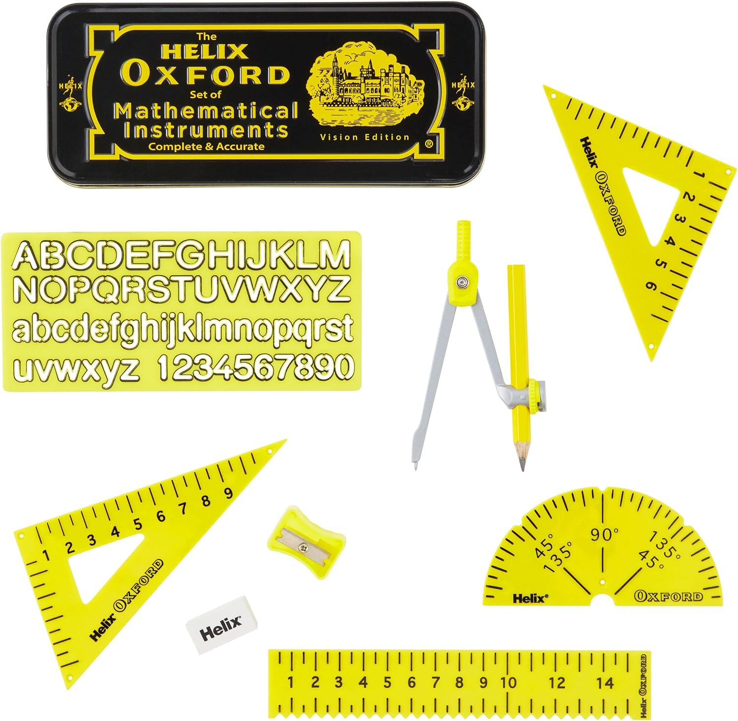 Helix Oxford Vision Maths Set - RNIB Accredited