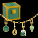 The Noble Collection Wicked: Charms-Truhe - Smaragdstadt