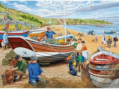Ravensburger Happy Days at Work No.19 The Fisherman 500 Piece Jigsaw Puzzle for Adults and Kids Age 10 Years Up