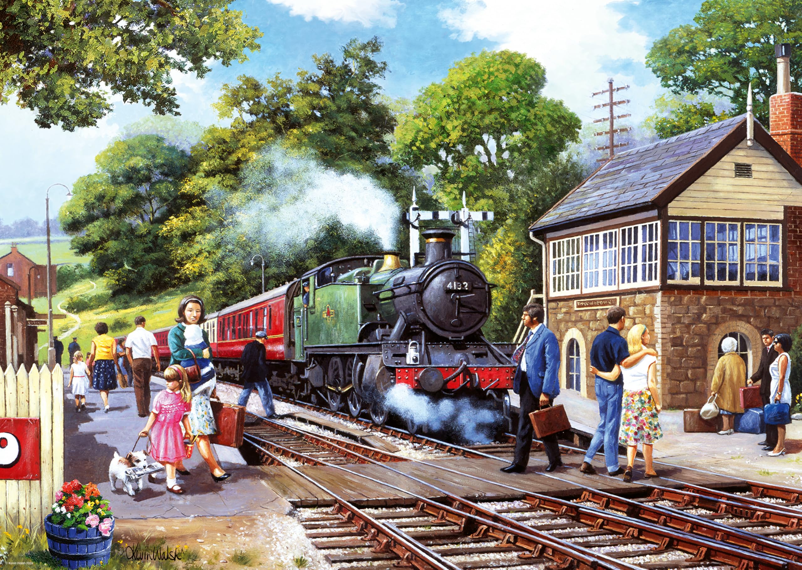 Ravensburger A Country Station 1000 Piece Jigsaw Puzzles for Adults and Kids Age 12 Years Up