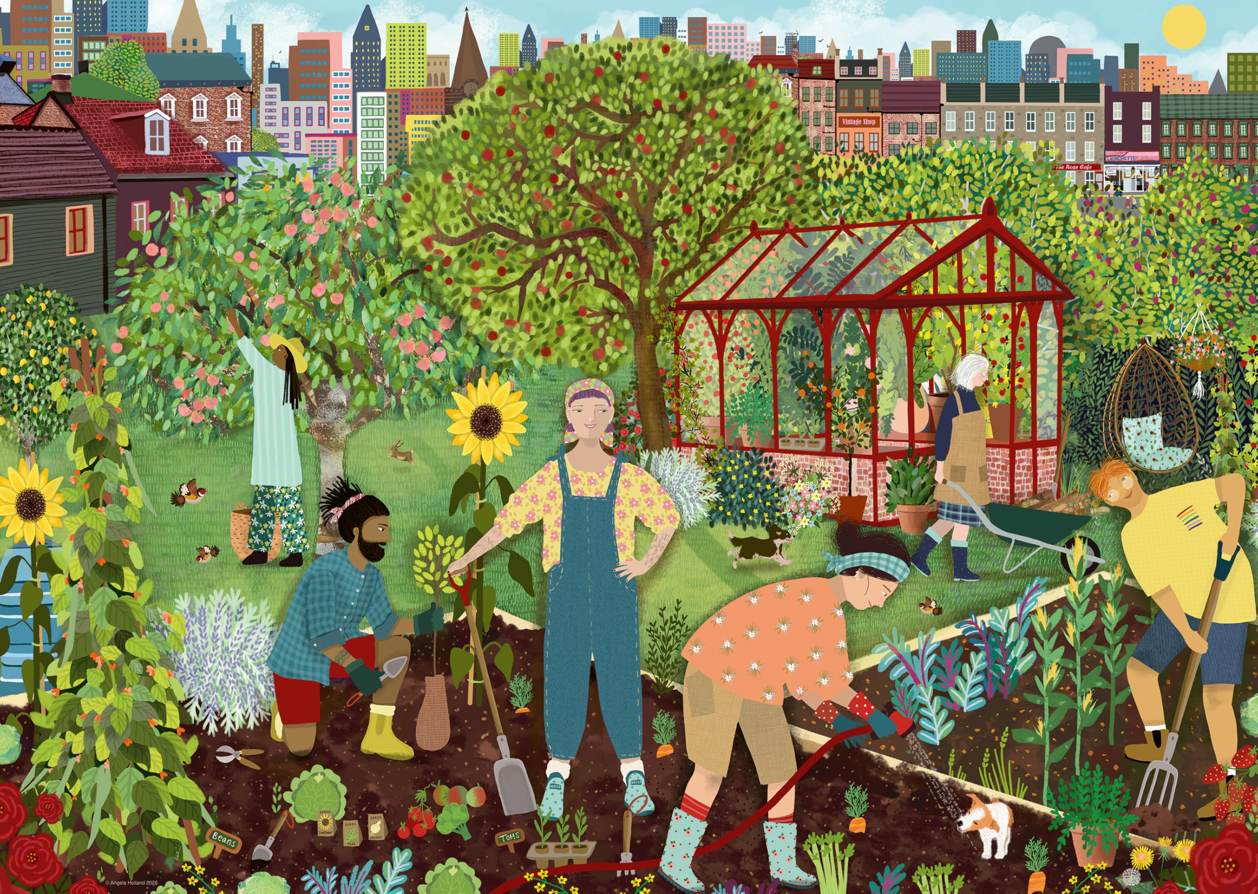 Ravensburger The Allotment Puzzle de 1000 pièces pour Adultes