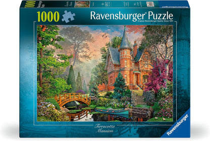 Ravensburger Terracotta Mansion 1000 Piece Jigsaw Puzzle for Adults & Kids Age 12+ by Dominic Davidson Artwork | Relaxing Mindful Puzzle | Premium Ravensburger Quality