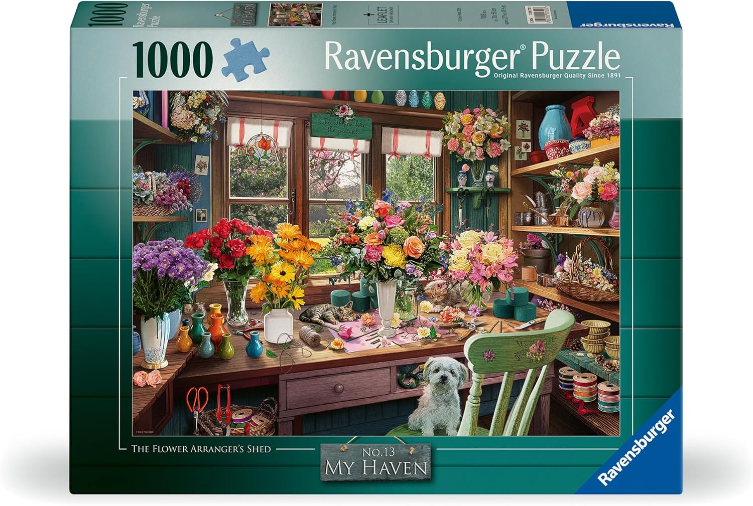 * My Haven No 13 The Flower Arrangers Shed 1000Pc