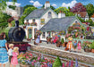 Ravensburger Whistle Stop Cottage 1000 Piece Jigsaw Puzzle – Debbie Cook Countryside Steam Train Scene for Adults & Families