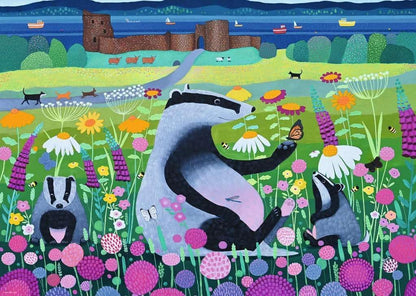 Ravensburger Meadow Mischief 1000 Piece Jigsaw Puzzle by Ailsa Black – Colourful Countryside Wildlife Puzzle for Adults & Families