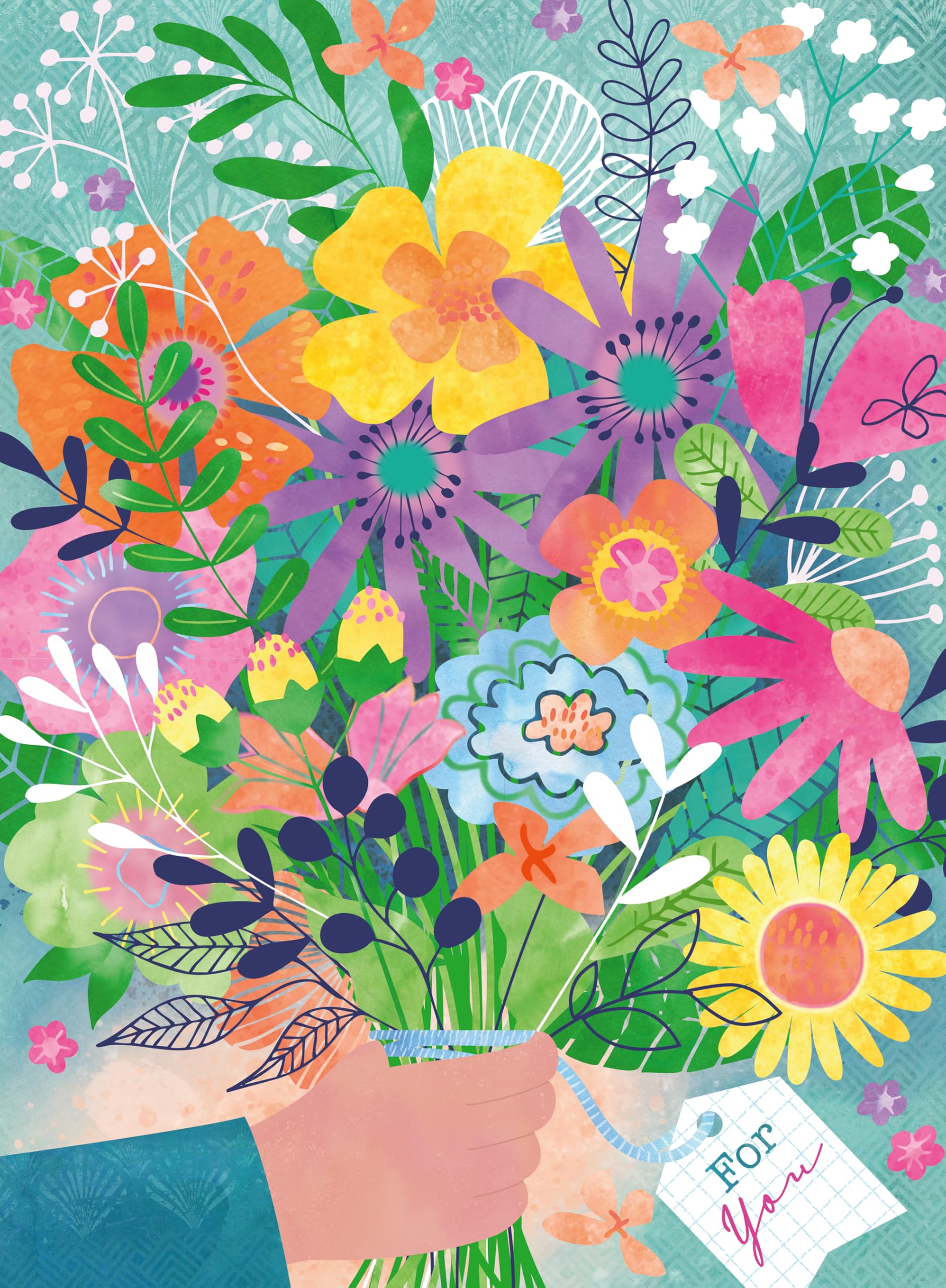 Ravensburger 500 Piece Jigsaw Puzzle – Flowers for You | Colourful Flower Bouquet Design | Relaxing Adult Puzzle | Premium Quality, for Puzzle Lovers