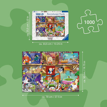 Ravensburger Looney Tunes Puzzle – 1000 Piece Durable Jigsaw Puzzle for Family Fun