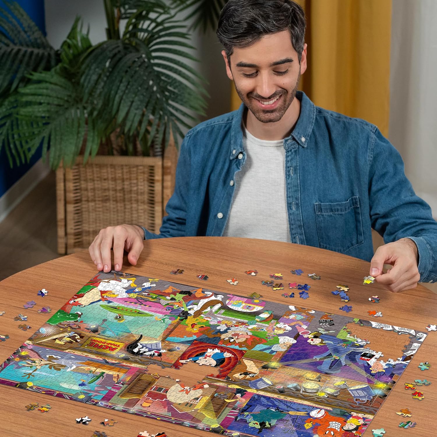 Ravensburger Looney Tunes Puzzle – 1000 Piece Durable Jigsaw Puzzle for Family Fun
