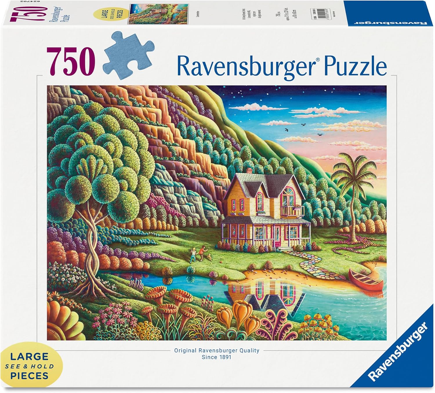 Ravensburger Summertime - Puzzle per adulti, formato grande, 750 pezzi