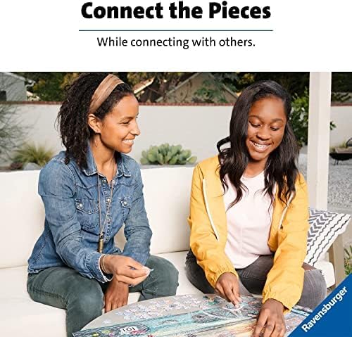 Ravensburger 500 Piece Puzzle – Home Sweet Home by Demelsa Haughton | Whimsical village scene with woodland animals puzzle for adults & kids age 10+