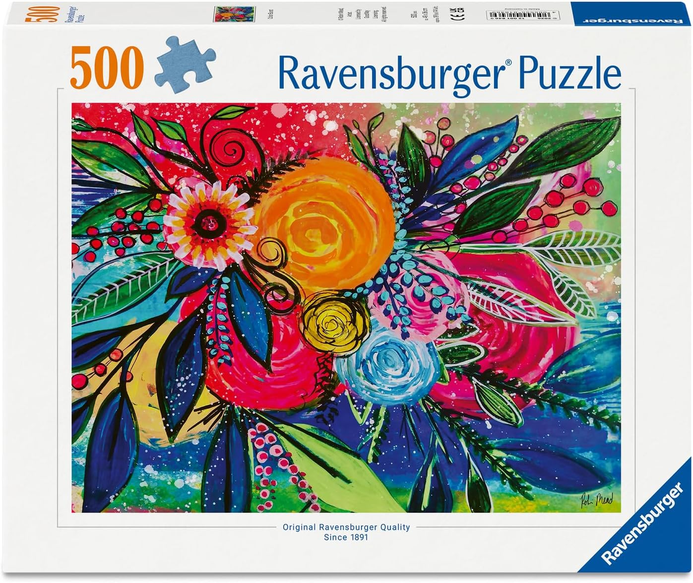 Erwachsenenpuzzle 500 Teile - Farbenexplosion