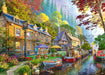 Ravensburger 1000 Piece Jigsaw Puzzle – Down the Lane No. 6 Canal Side Lane by Dominic Davidson - Countryside Pub & Canal Scene Puzzle for Adults