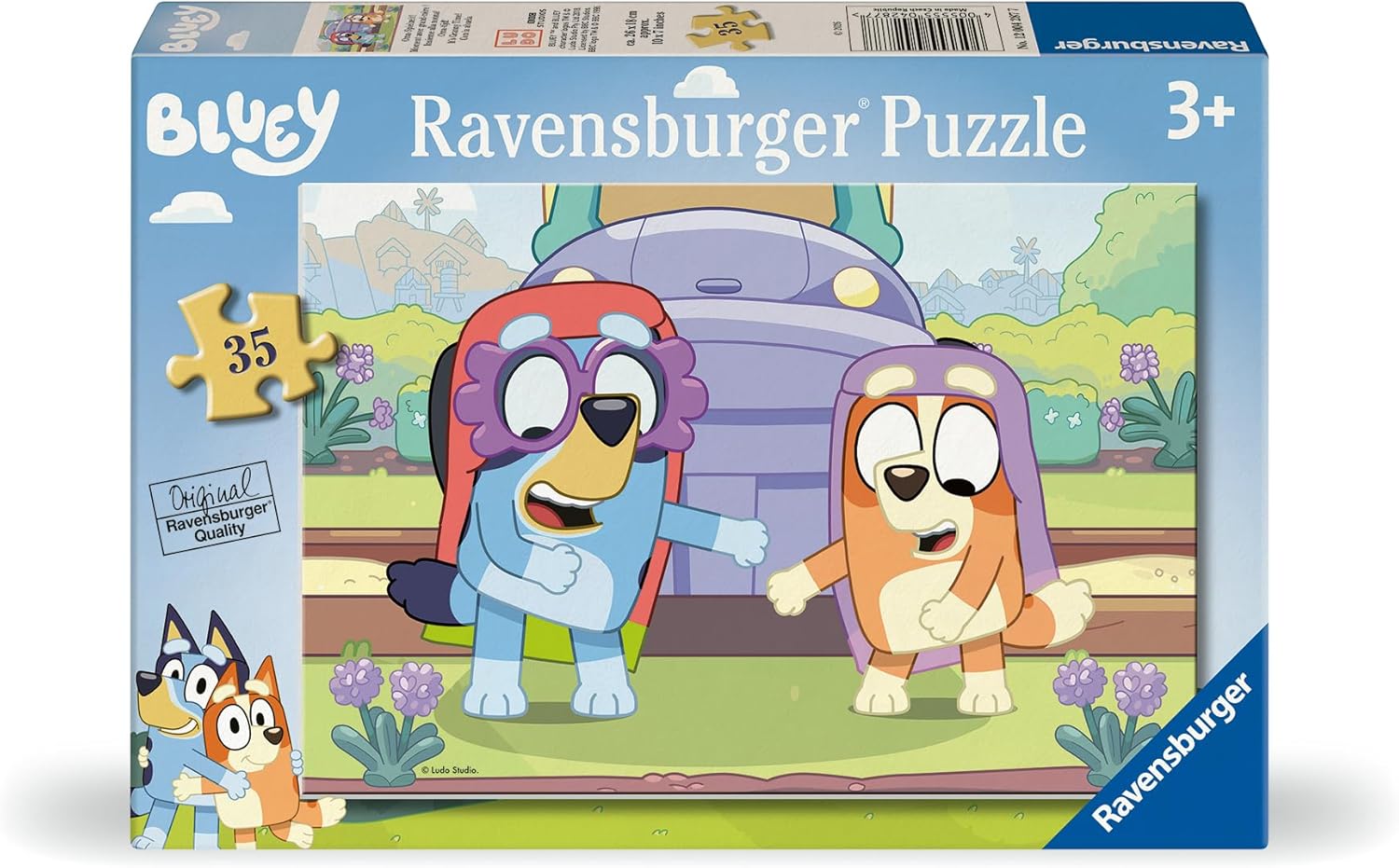 Ravensburger - Bluey 35 Pezzi | Puzzle Bambini 3 Anni O Più | 26x18 | Puzzle Ravensburger | Giochi Bambini | Regalo 3 Anni