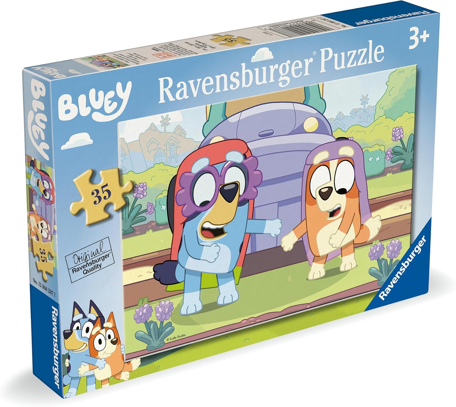Ravensburger - Bluey 35 Pezzi | Puzzle Bambini 3 Anni O Più | 26x18 | Puzzle Ravensburger | Giochi Bambini | Regalo 3 Anni