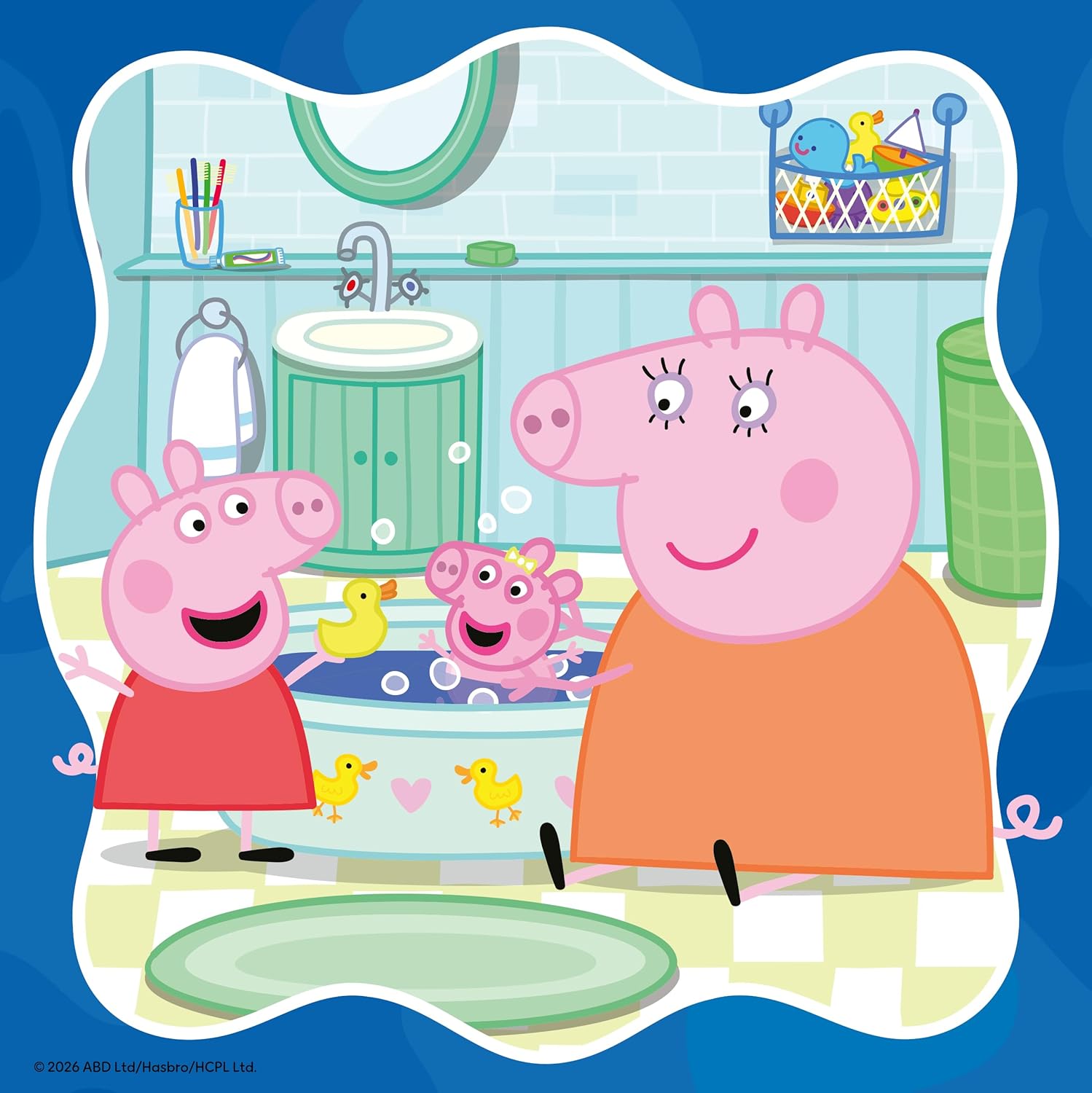 Ravensburger - Peppa Pig 3 X 49 Pezzi | Puzzle Bambini 5 Anni O Più | Puzzle Bambini 3x49 Pezzi | 21 X 21 | Regalo Bambino 5 Anni | Puzzles Perfetti Ravensburger