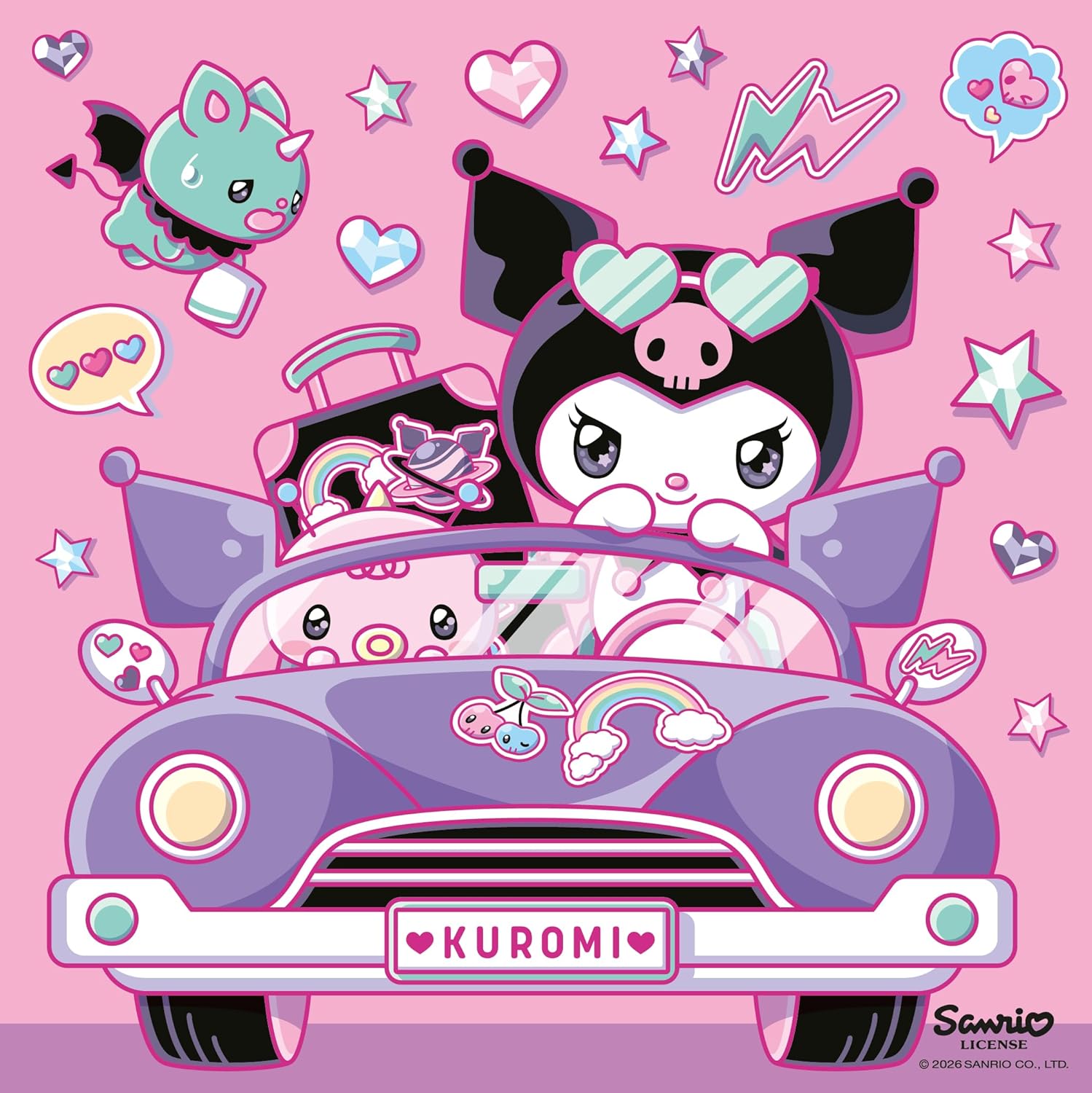 Ravensburger - Kuromi 3 x 49 Pezzi | Puzzle Bambini 5 Anni O Più | Puzzle Bambini 3x49 Pezzi | 21 X 21 | Regalo Bambino 5 Anni | Puzzles Perfetti Ravensburger