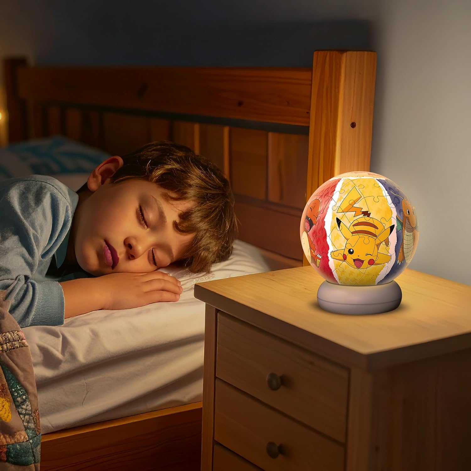 Ravensburger Pokémon 72-Piece Nightlight Puzzle – Interactive Glow-in-the-Dark Puzzle Toy for Kids & Collectors