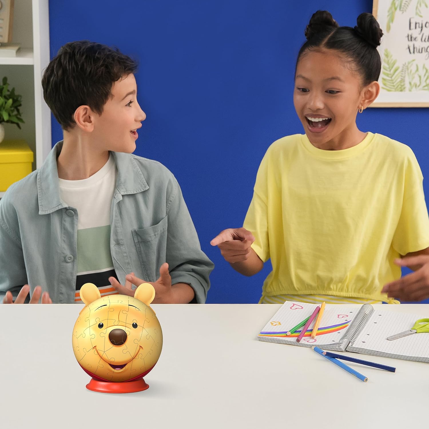Ravensburger - Puzzle 3d Winnie Pooh - Con Orecchie | Puzzle 3d Bambini 6 Anni O Più | Regalo Bambina E Bambino 72 Pezzi | Giochi Bambini 6 Anni