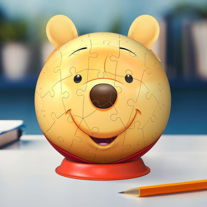 Ravensburger - Puzzle 3d Winnie Pooh - Con Orecchie | Puzzle 3d Bambini 6 Anni O Più | Regalo Bambina E Bambino 72 Pezzi | Giochi Bambini 6 Anni