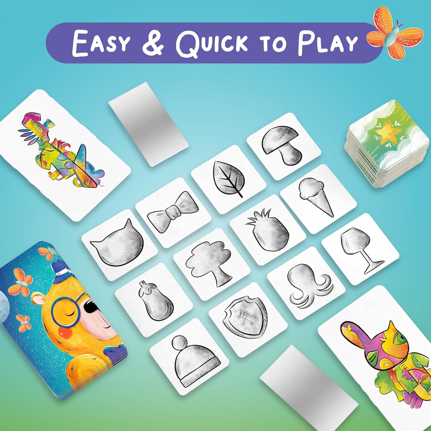 Ravensburger Half and Seek Game – Fun Hidden Objects Game for Kids Age 5 Years