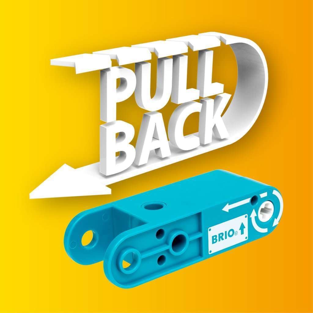 BRIO Builder Pullback Construction Set - Learning, Building and Educational Toys for 3 Year Olds and Up