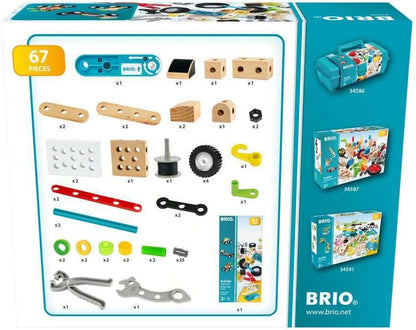 BRIO Builder Pullback Construction Set - Learning, Building and Educational Toys for 3 Year Olds and Up