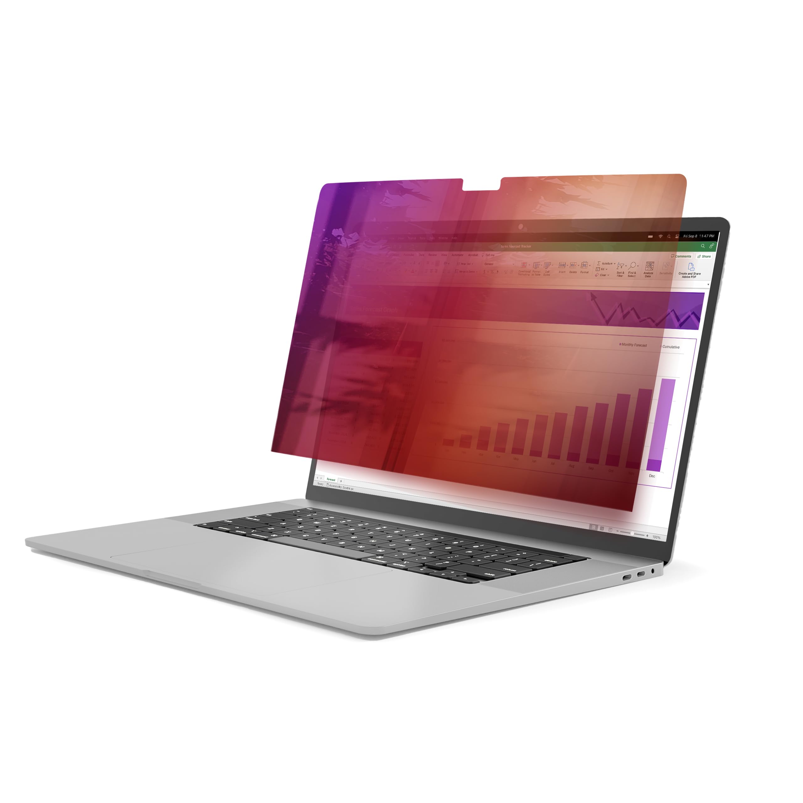 Startech.Com 14-Inch Macbook Pro 21/23 Privacy Screen, Gold Filter W/Enhanced Privacy, Computer Security Shield, Double-