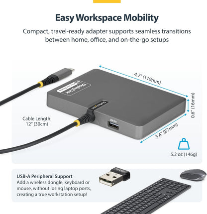Startech.Com - Docking Station - For Laptop - Usb-C - 4 X Hdmi - Taa Compliant