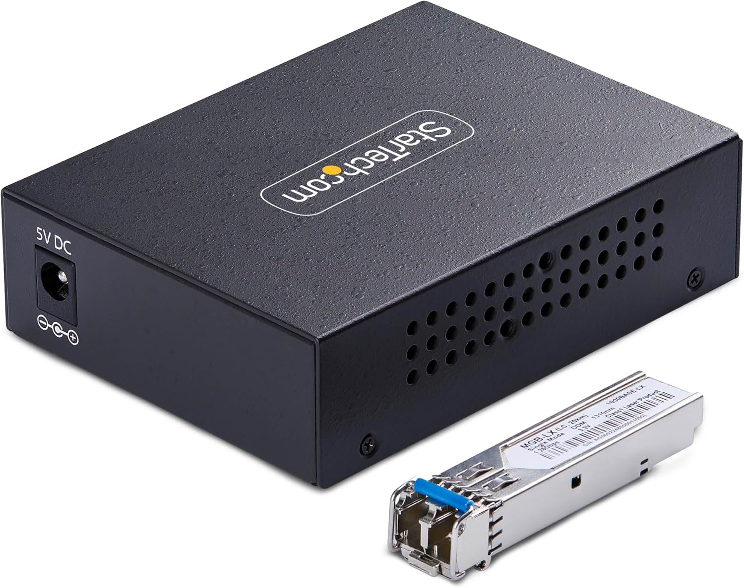 Startech.Com - Fibre Media Converter - 1Gbe - Over Fibre Optic - 1000Base-T, 1000Base-Lx, 10Base-T, 100Base-Tx - Lc Dupl