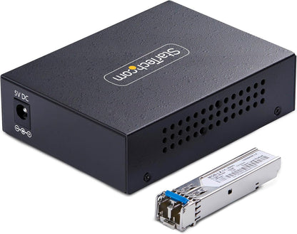 Startech.Com - Fibre Media Converter - 1Gbe - Over Fibre Optic - 1000Base-T, 1000Base-Lx, 10Base-T, 100Base-Tx - Lc Dupl