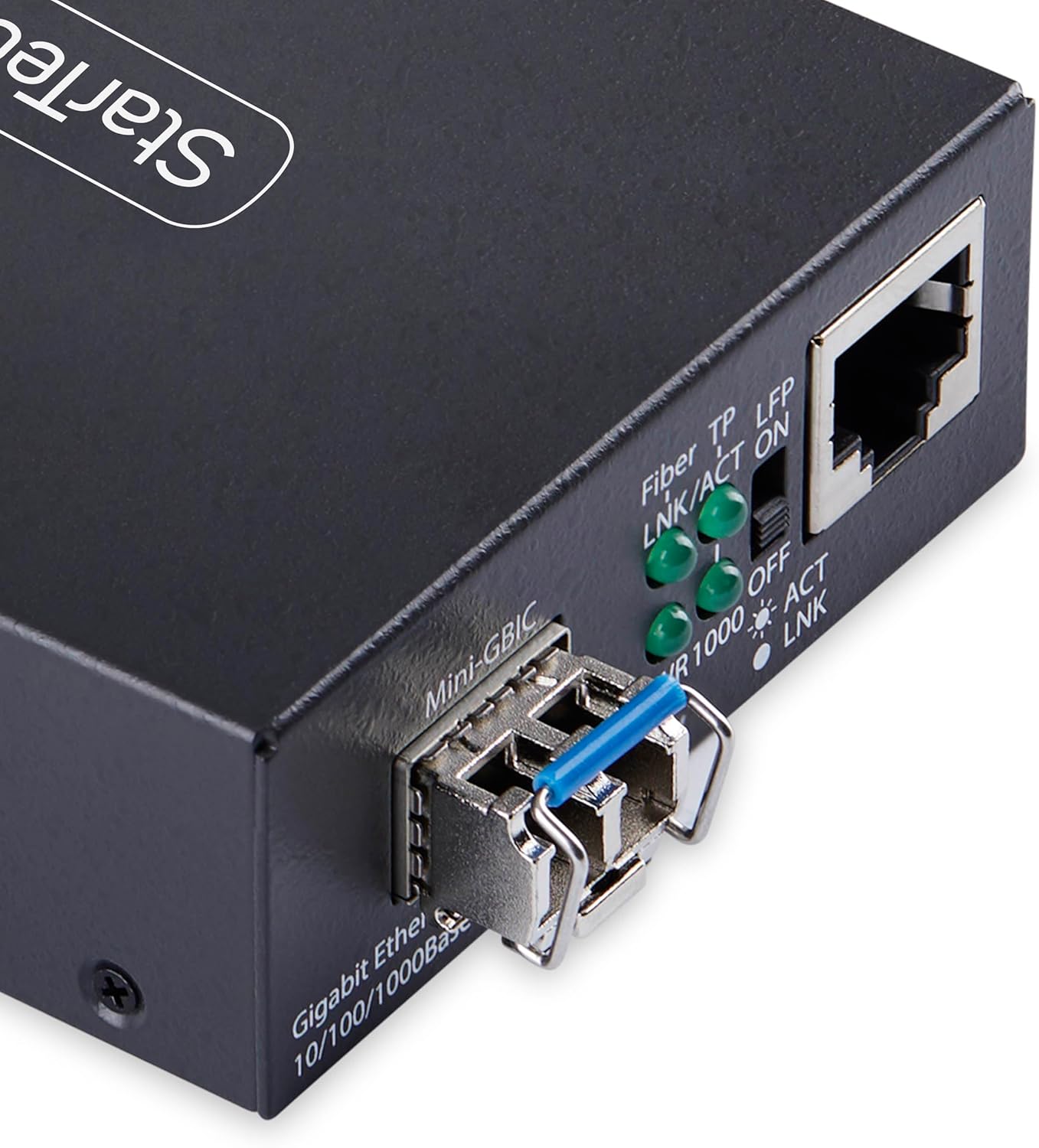 Startech.Com - Fibre Media Converter - 1Gbe - Over Fibre Optic - 1000Base-T, 1000Base-Lx, 10Base-T, 100Base-Tx - Lc Dupl