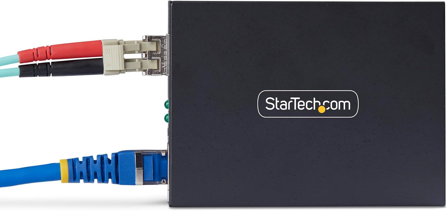 Startech.Com - Fibre Media Converter - 1Gbe - Over Fibre Optic - 1000Base-T, 1000Base-Lx, 10Base-T, 100Base-Tx - Lc Dupl