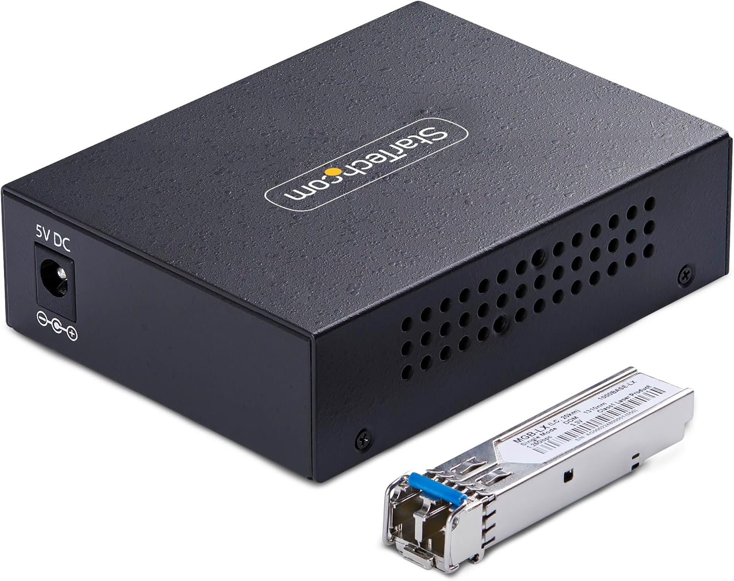 Startech.Com - Fibre Media Converter - 1Gbe - Over Fibre Optic - 1000Base-T, 1000Base-Lx, 10Base-T, 100Base-Tx - Lc Dupl