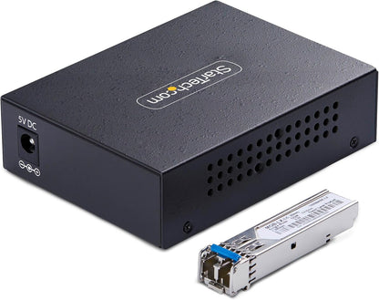 Startech.Com - Fibre Media Converter - 1Gbe - Over Fibre Optic - 1000Base-T, 1000Base-Lx, 10Base-T, 100Base-Tx - Lc Dupl